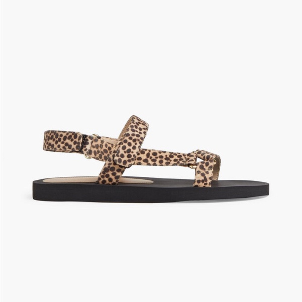 Stuart Weitzman Vail Sport Sandal, leopard, US 6, UK 36.5